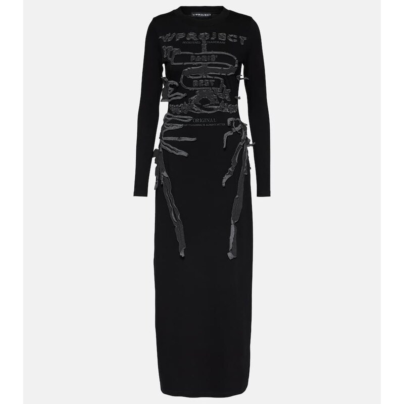 Y/Project Paris Best cotton jersey maxi dress