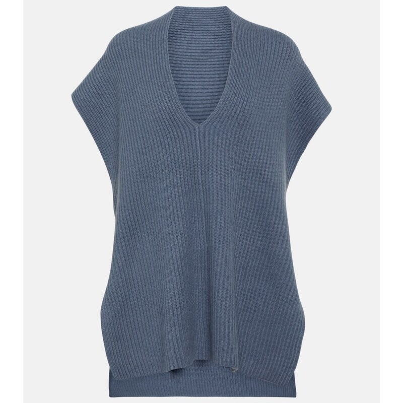 Joseph Ribbed-knit cashmere top