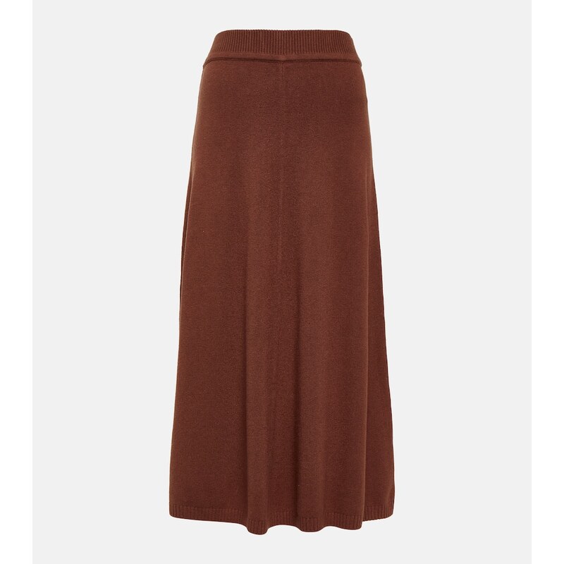 Joseph Silk-blend midi skirt