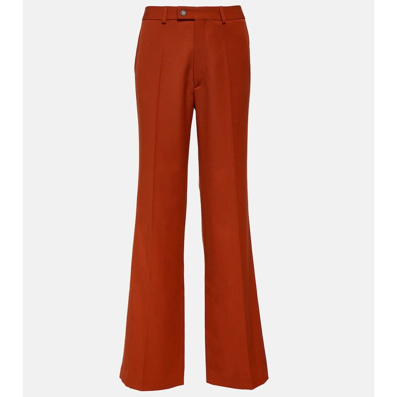 Tods Wool crÃªpe wide-leg pants
