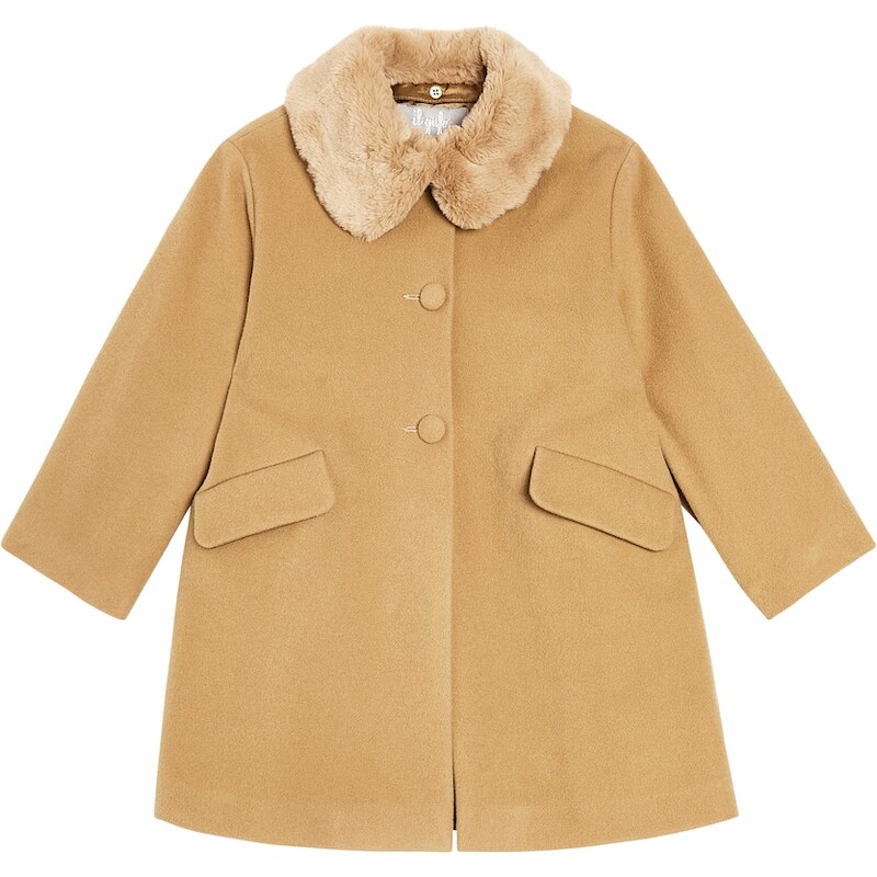 Il Gufo Wool and cashmere coat