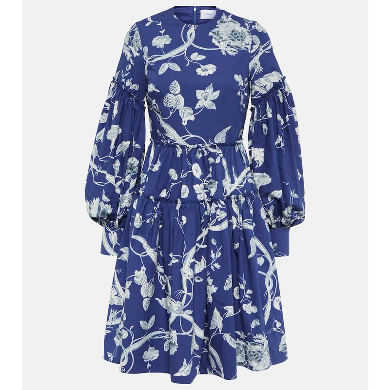 Erdem Floral cotton poplin minidress