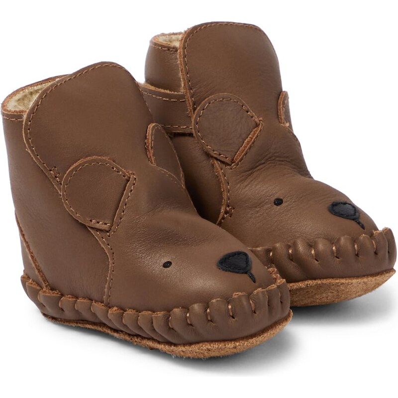 Donsje Baby Kapi Bear leather booties
