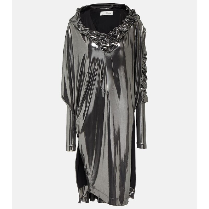 Vivienne Westwood Draped lamÃ midi dress
