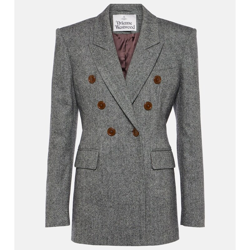 Vivienne Westwood Wool-blend double breasted blazer
