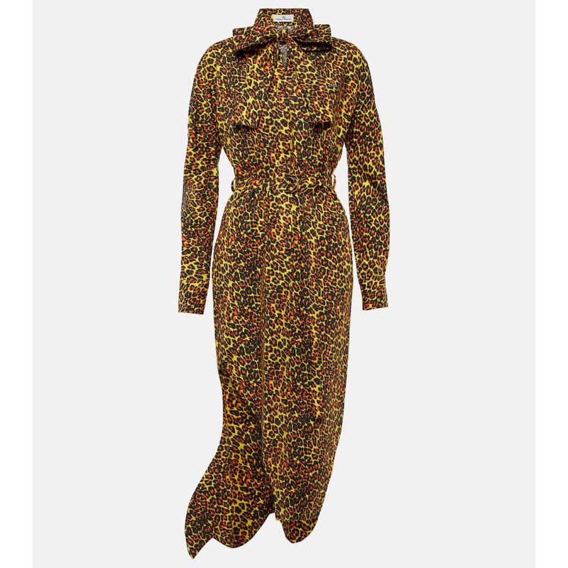 Vivienne Westwood Leopard-print cotton maxi dress