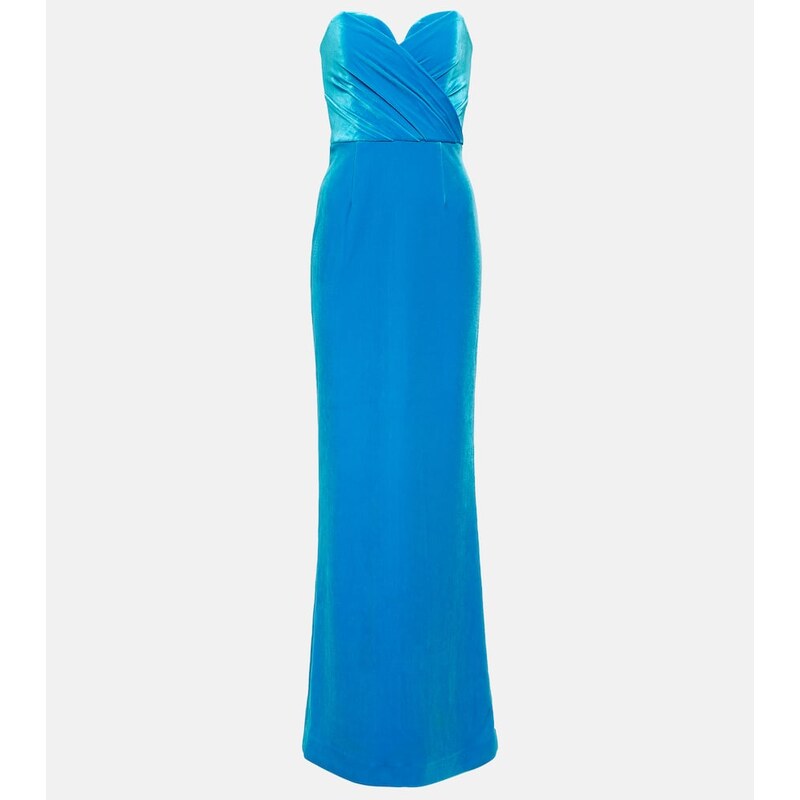 Rebecca Vallance Bernadette velvet gown