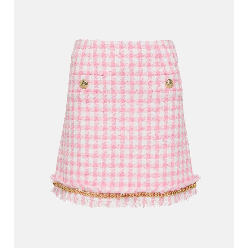 Rebecca Vallance Gabrielle houndstooth miniskirt