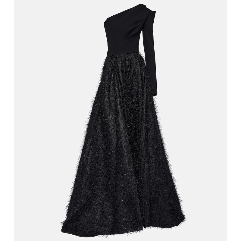 Maticevski Audacity one-shoulder maxi gown