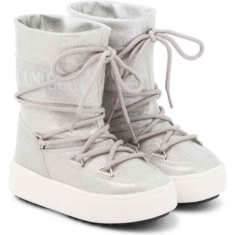 Moon Boot Kids Jtrack Tube Glitter hiking boots