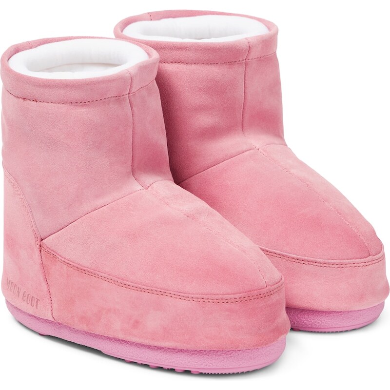 Moon Boot Kids Icon suede snow boots