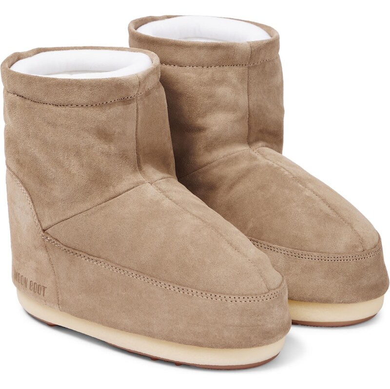 Moon Boot Kids Icon suede snow boots