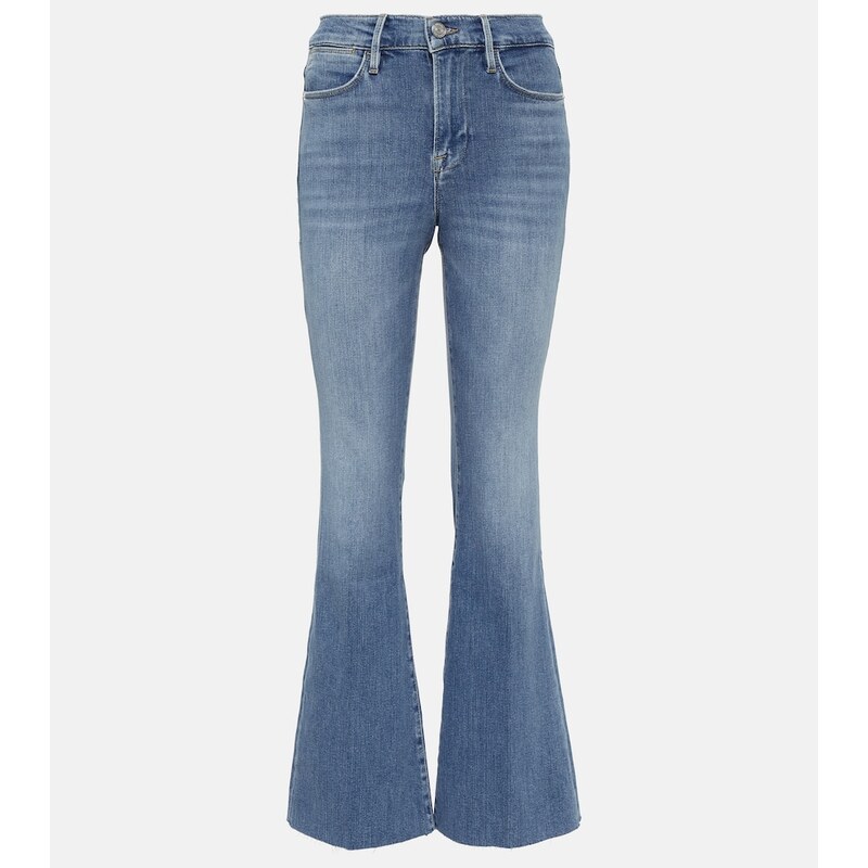 Frame Le Easy Flare Raw Fray flared jeans