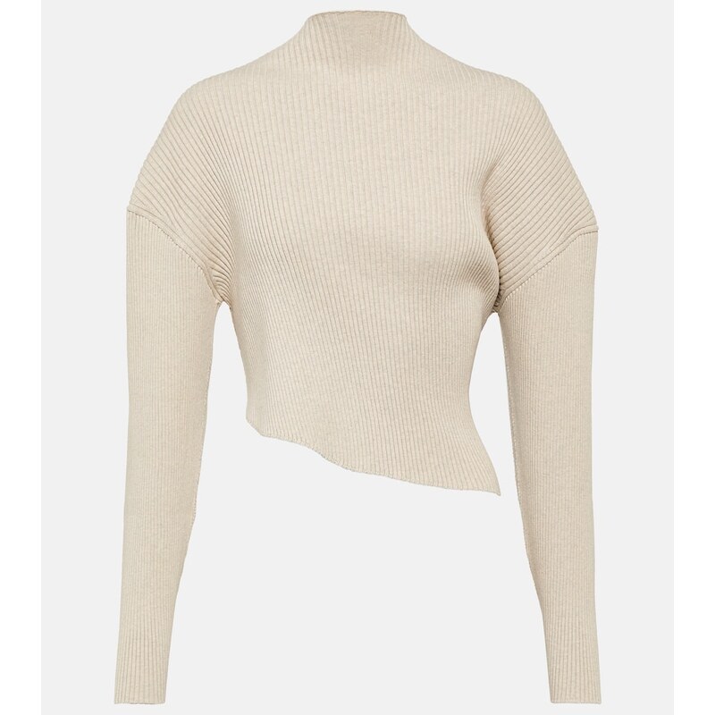 The Row Danana ribbed-knit cotton jersey top