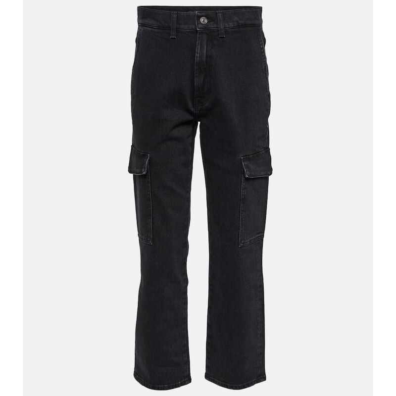 7 For All Mankind Logan Cargo cropped straight jeans