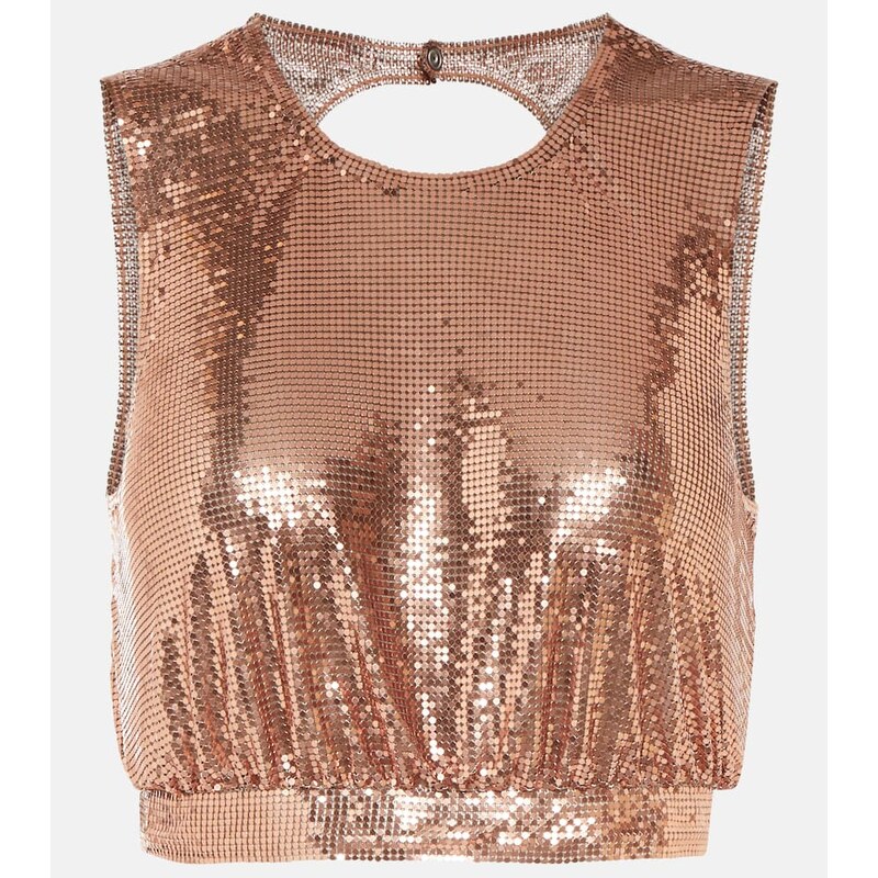 Rabanne Metallic mesh top