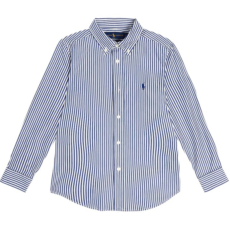 Polo Ralph Lauren Kids Striped cotton poplin shirt