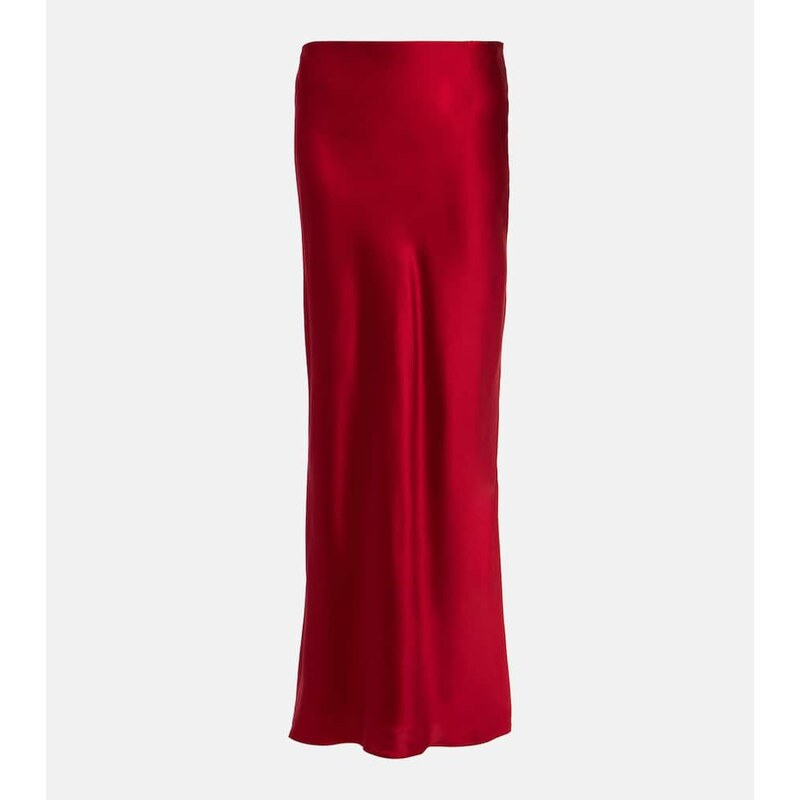 The Sei Silk satin maxi skirt