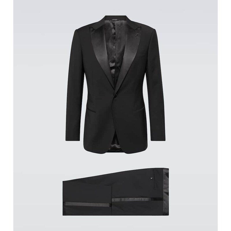 Giorgio Armani Single-breasted virgin wool tuxedo