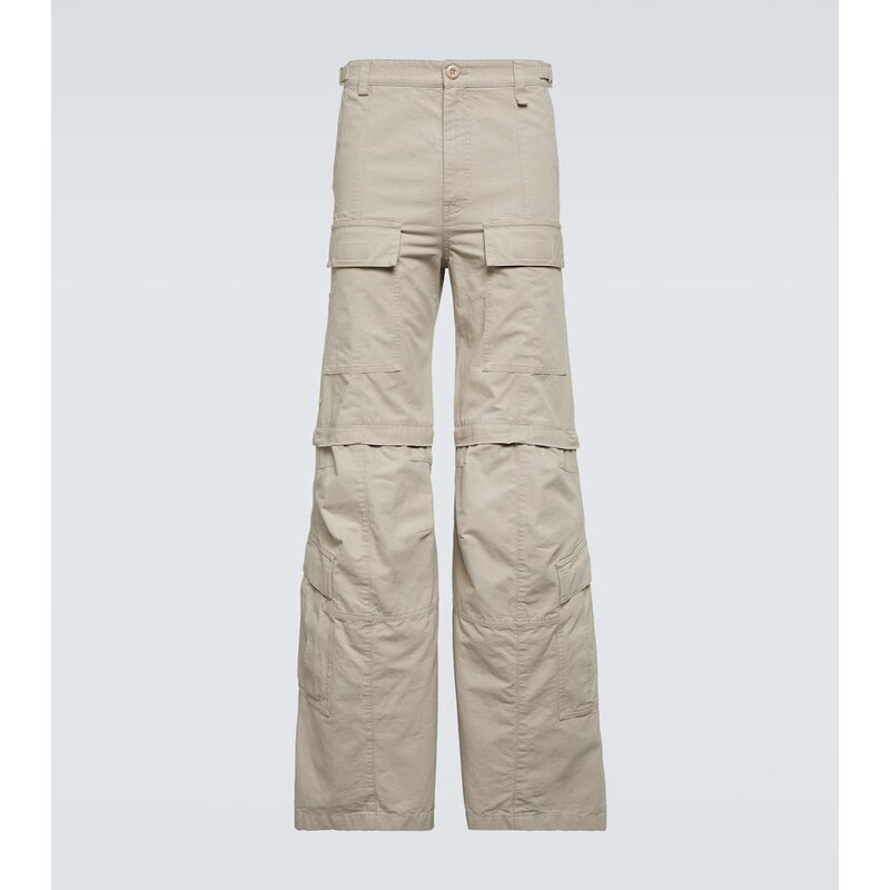 Balenciaga Hybrid flared cotton cargo pants