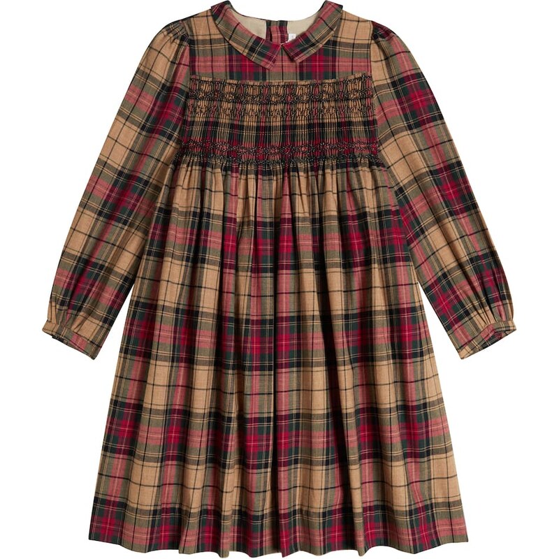 Bonpoint Donatelle checked cotton dress