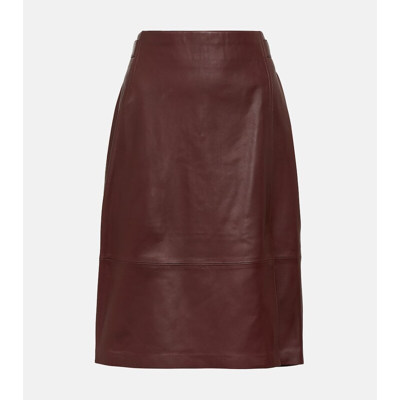 Vince Leather pencil skirt