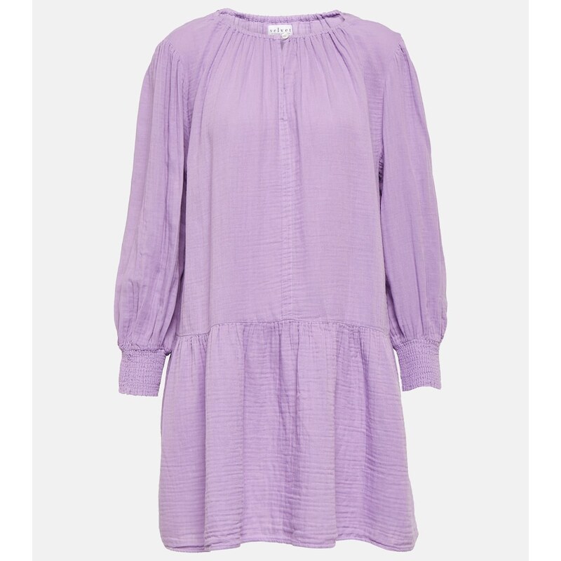 Velvet Viviana cotton mini dress