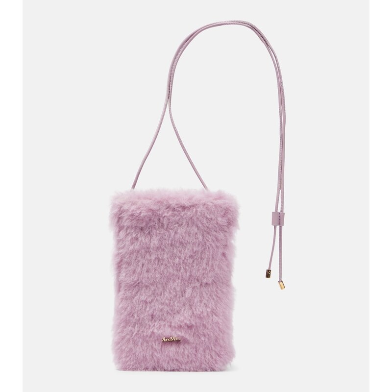 Max Mara Crossy teddy phone pouch