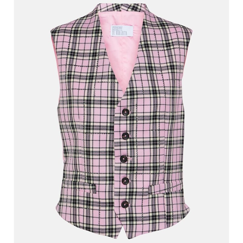 Giuseppe di Morabito Checked wool vest