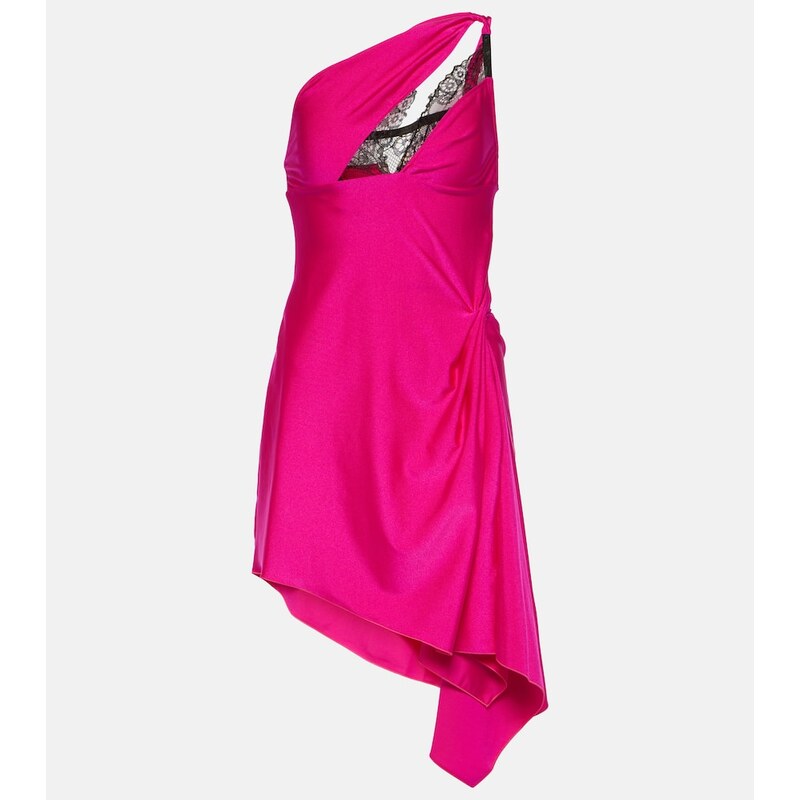 Coperni Asymmetric one-shoulder minidress