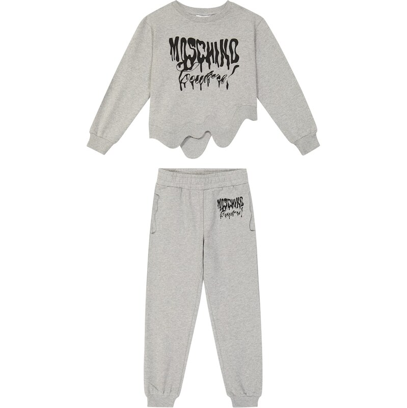 Moschino Kids Cotton jersey sweatshirt and sweatpants set