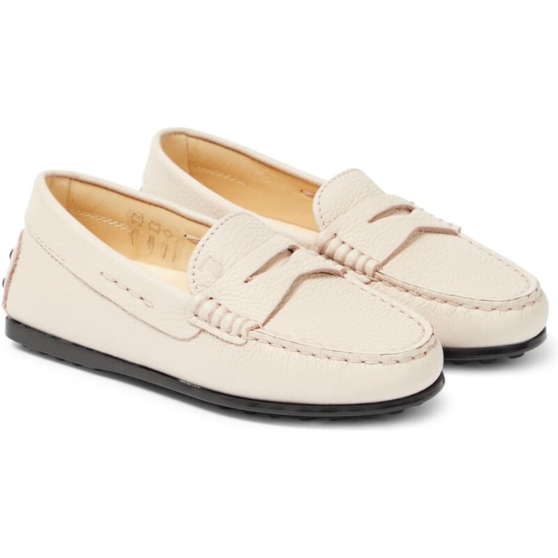 Tods Junior Gommino leather moccasins