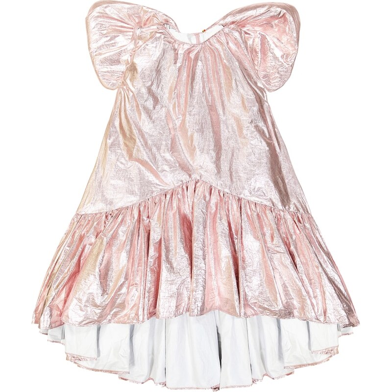 Caroline Bosmans Metallic bow-detailed dress