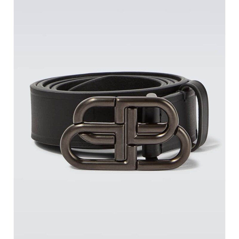 Balenciaga BB leather belt
