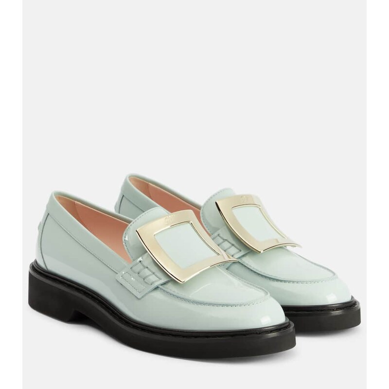 Roger Vivier Viv Rangers patent leather loafers