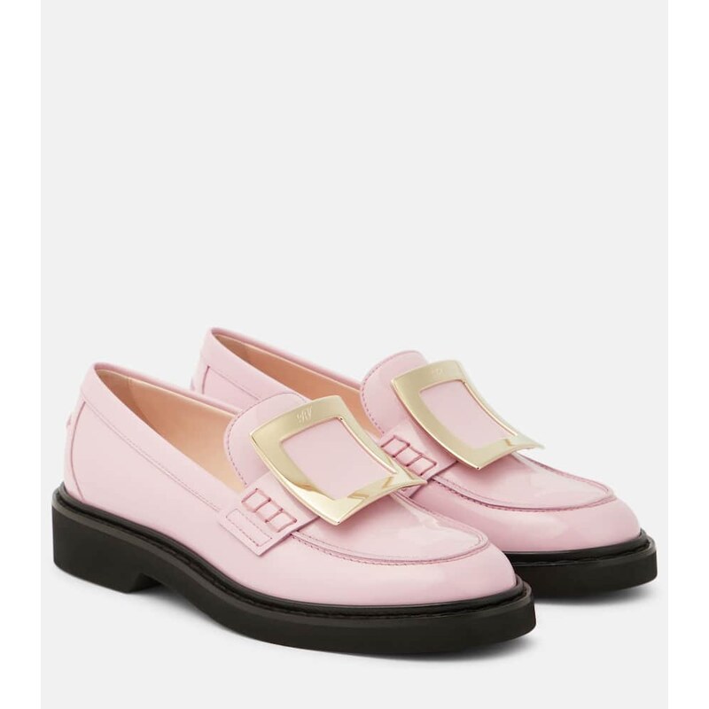 Roger Vivier Viv Rangers patent leather loafers