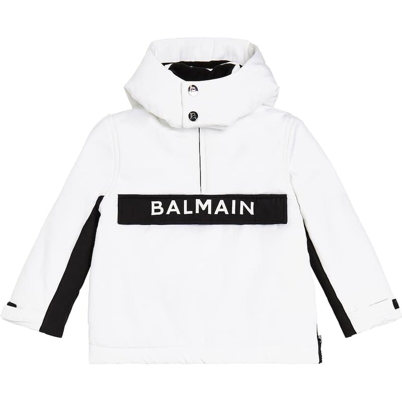 Balmain Kids Logo ski jacket