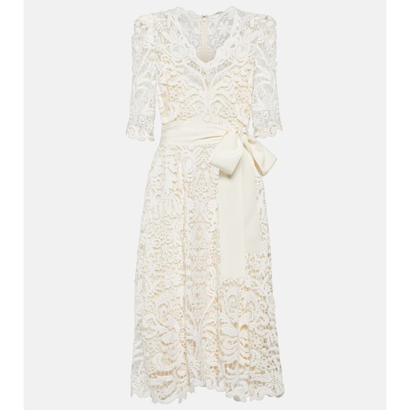 Elie Saab Lace midi dress