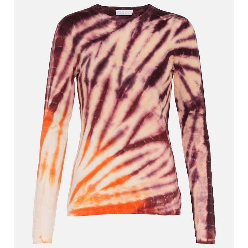 Gabriela Hearst Jameson tie-dye wool and cashmere sweater