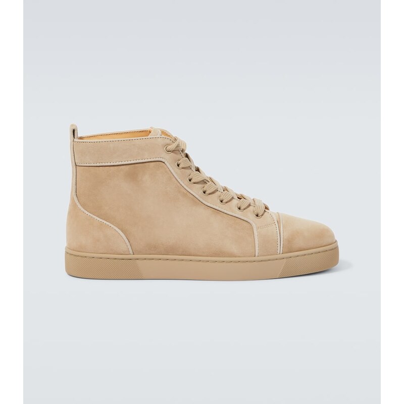 Christian Louboutin Louis suede high-top sneakers