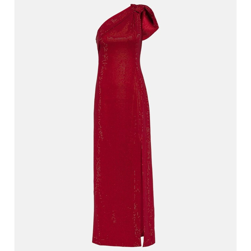 Roland Mouret One-shoulder diamantÃ-embellished gown