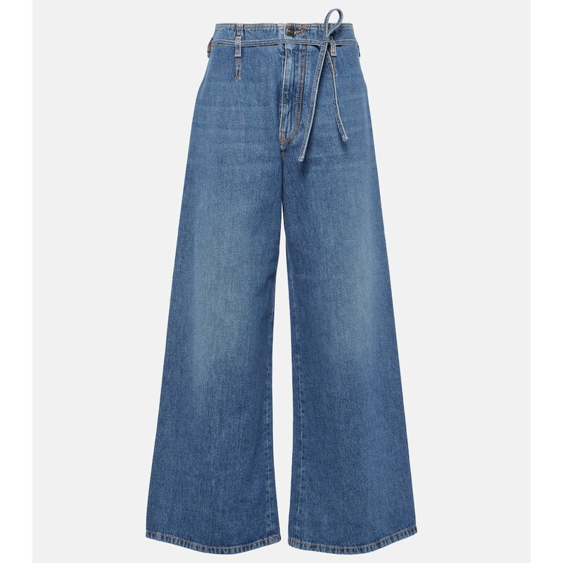 Etro High-rise wide-leg jeans