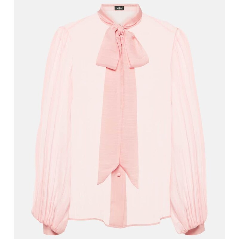 Etro Bow-detail silk blouse