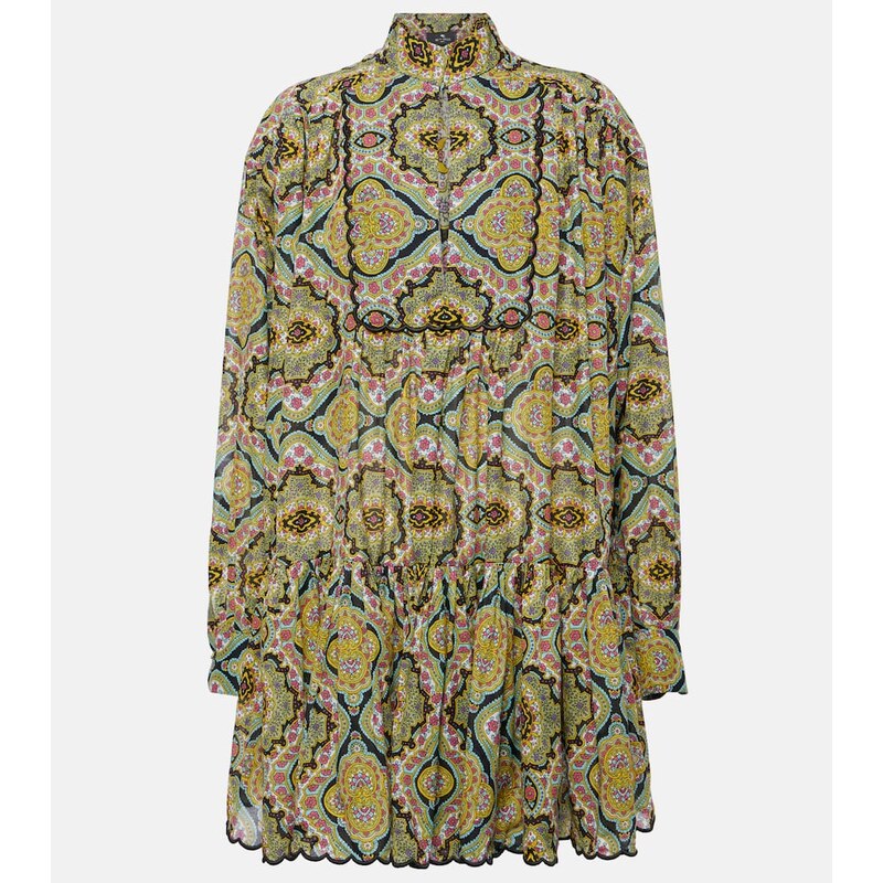 Etro Printed cotton shirt dress