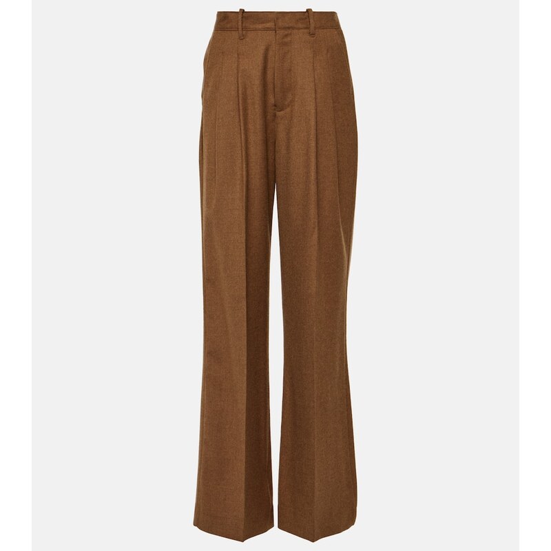 AG Jeans x EmRata Joan wool wide-leg pants
