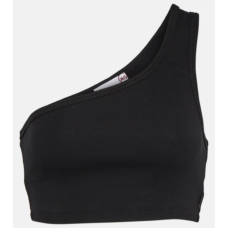 AG Jeans x EmRata Miranda cotton-blend crop top