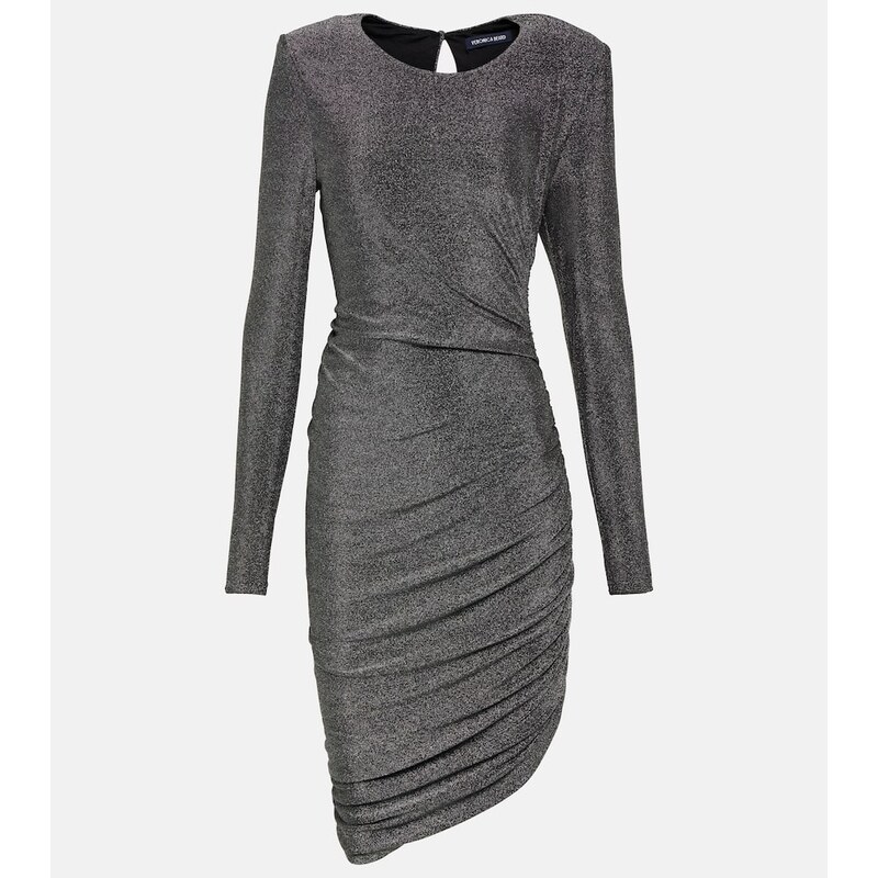 Veronica Beard Cyrus metallic minidress