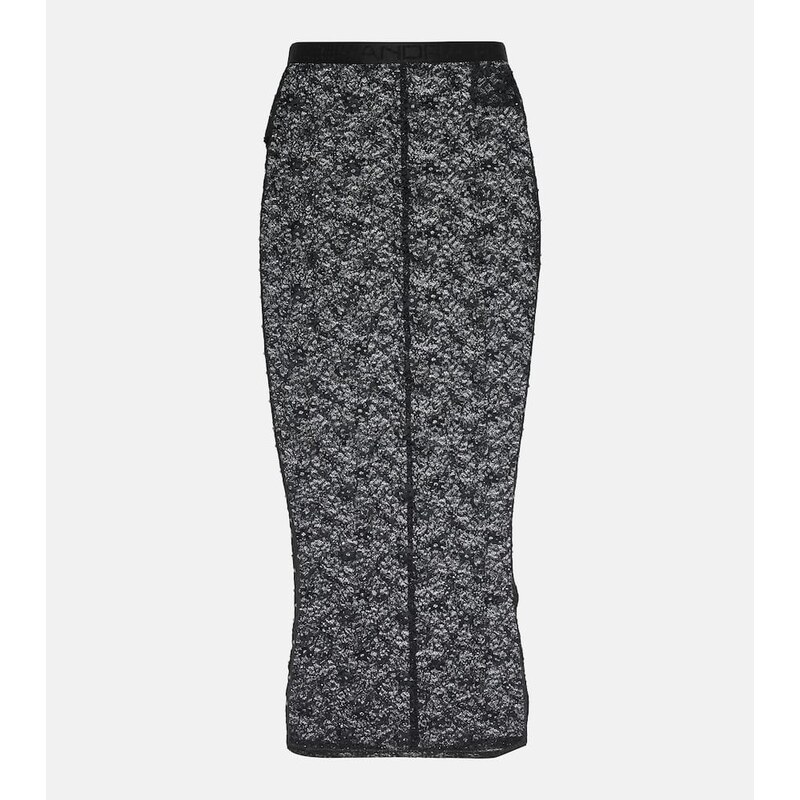 Alessandra Rich Lace pencil skirt