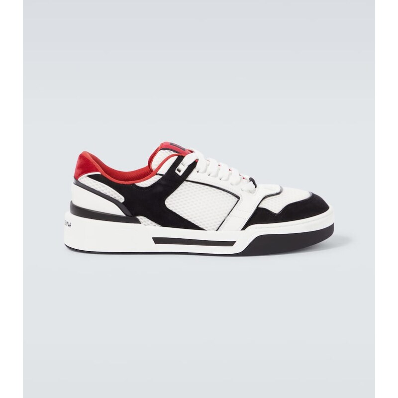 Dolce&Gabbana Roma leather-trimmed sneakers