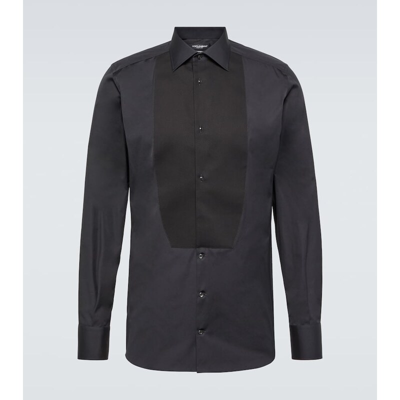 Dolce&Gabbana Plastron cotton shirt